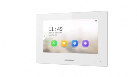 HIKVISION INTERCOM KH6320-LE1 G2 INDOOR STATION, WHITE, 7"TOUCH, NO APP INTEGRATION, 2YR DS-KH6320-LE1-WHITE