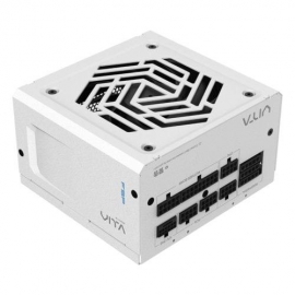 FSP 1000W VITA GM ATX3.1 GOLD MODULAR WHITE PSU supports PCIe 12V-2x6 features Platinum certification LLC Resonant-converter Topology Japanese capacitors and safety protections VITA-1000GM W