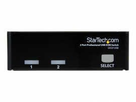 STARTECH 2 PORT SINGLE DISPLAY USB VGA KVM SWITCH W/ CABLES, 3 YR SV231USB