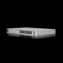 UBIQUITI UniFi SWITCH PRO 24 POE, 24 (16 PoE+; 8 PoE++), 2x 10G SFP+, 400W, LAYER3, RACK-M USW-PRO-24-POE