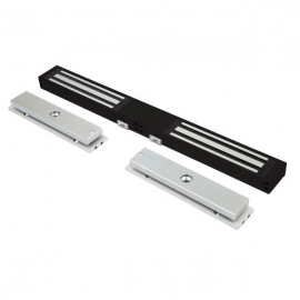 LOX EM3500DM-BLK ELECTRO MAGNETIC DOUBLE MAGLOCK SLIM BLACK 280KG MONITORED 25YR EM3500DM-BLK