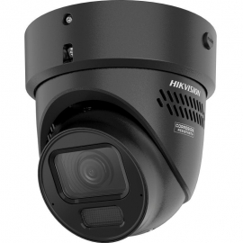 HIKVISION COLORVU STROBE LIGHT 2CD3H87G3-LIZSUY-SL 8MP TURRET CAMERA, BLACK, VARIFOAL 2.7- DS-2CD3H87G3-LIZSUY-SL-BLK