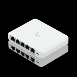 UBIQUITI UniFi SWITCH FLEX MINI 2.5G, 4x 2.5 GbE RJ45, 1x 2.5 GbE POE INPUT PORT FOR POWER USW-FLEX-2.5G-5