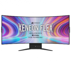 CORSAIR XENEON FLEX 45WQHD240 45-Inch OLED (3440x1440), 240Hz, Bendable UltraWide Gaming Display CM-9030001-AU