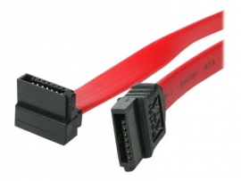 STARTECH 12" SATA TO RIGHT ANGLE SATA SERIAL ATA CABLE LTW SATA12RA1