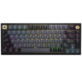 K65 WIRELESS-CORSAIR MX Red-BLK/GRAY RGB Mechanical Gaming Keyboard CH-91D401L-NA(K65-RD-BLK-GR)