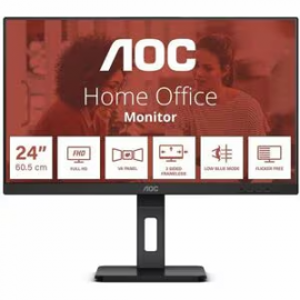 AOC 27E3QAF 27" Class Full HD LED Monitor - 16:9 - Black - 27" Viewable - Vertical Alignment (VA) - LED Backlight - 1920 x 1080 - 250 cd/m² - 4 ms - HDMI - VGA - DisplayPort 27E3QAF