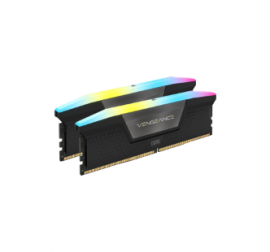 DDR5, 6400MT/s 32GB 2x16GB DIMM, Unbuffered, 32-40-40-84, Std PMIC, XMP 3.0, VENGEANCE RGB DDR5 Black Heatspreader, RGB LED, 1.4V CMH32GX5M2B6400C32