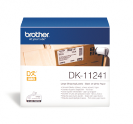 LARGE WHITE SHIPPING LABELS 102MMX 152MM 200 PER ROLL-Replace DK-11241 DK-11247