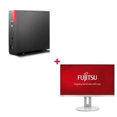 Fujitsu Desktop Esprimo G6012, i5-13500T, 16GB DDR4, 512GB SSD, WiFi, Keyboard &amp; Mouse, VESA, W11P, 4YR NBD Onsite with Bonus 27&quot; Monitor FJINTG6012C24-KIT