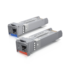 Ubiquiti UFiber Sfp+ Single-Mode Module, 10G BiDi, 2 Pack, Same 10 Gbps Speed, Less Cable Required (Single Strand, Lc Connector) UACC-OM-SM-10G-S-2