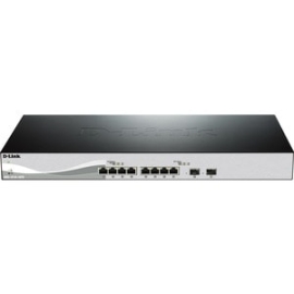 D-Link Dxs-1210 Dxs-1210-10Ts 8 Ports Manageable Ethernet Switch - 10GBase-T - 2 Layer Supported - Desktop DXS-1210-10TS