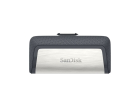 SanDisk 256GB Ultra Dual Drive Go 2-in-1 Usb-c & Usb-a Flash Drive Memory Stick 150MB/s USB3.1 Type-C Swivel For Android Smartphones Tablets Macs PCs SDDDC2-256G-G46