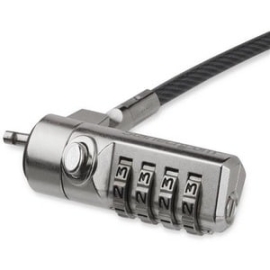 StarTech.com 6.5ft Laptop Cable Lock - 4 Digit Combination Anti-Theft Security Lock For K-Slot Desktop/Computer/Device -Vinyl Coated Steel - 6.5ft Combination Laptop Cable Lock For Kensington Style K-Slot - 4-digit Resettable Code - Secure Laptops/comput