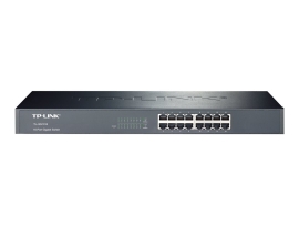 Tp-Link 16-Port Unmanaged Gigabit Rackmount Switch, 19" Steel Case, 5YR TL-SG1016