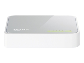 Tp-Link 5-Port Unmanaged Switch, 10/100Mbps(5), White, 3YR TL-SF1005D