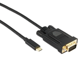 High Quality 2M USB Type C M To VGA HD15M Cable ACBAUSUSBCTOVGA2M