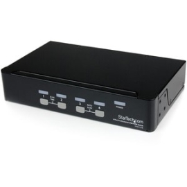 4 Port Professional VGA USB Kvm Switch With Hub - 1U Rack-mountable Kvm Switch (SV431USB) SV431USB
