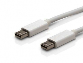 Generic Displayport Cable: Mini Dp(m) To Mini Dp(m) 1.8m/ 2m Mini Dp-mini Dp-mm 2m Whi