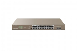 IP Com (G1126P-24-410W)24GE + 2SFP Ethernet Unmanaged Switch With24-Port PoE+