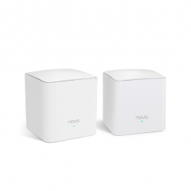 Tenda WholeHome Mesh WIFI: AC1200 Dualband (300+867)Mbps covers up to 2500 square feet (2-Pack) MW5s (2-Pack)