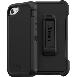 OtterBox Defender Apple IPhone Se (3rd & 2nd Gen) And IPhone 8/7 Case Black-(77-56603), Drop+ 4X Military Standard, Included Holster, 7 Years Warranty 77-56603