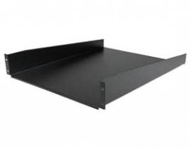Startech 2u 22in Rack Mount Cantilever Shelf Fixed Server Rack Cabinet Shelf - 50lbs/ 22kg - Front