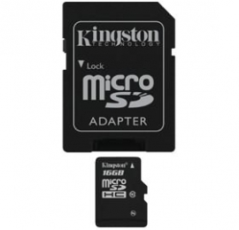 Kingston 16gb Microsdhc Class 4 Flash Card Sdc4/16gb