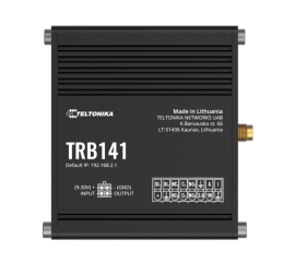 Teltonika TRB141 Industrial Rugged Gpio Lte Gateway, 4G/Lte (Cat 1), I/O Connector Block, Micro-USB, Compatible With Industrial DNP3, Psu Included TRB141106000
