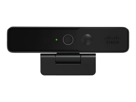 Cisco - Cisco Desk Camera 4K, Carbon Black, WorldWide Except Us CD-DSKCAM-C-WW