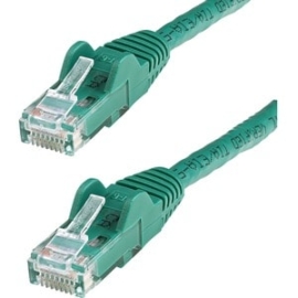 StarTech 15m CAT6 Ethernet Cable - Green Snagless Gigabit - 100W PoE Utp 250Mhz Category 6 Patch Cord Ul Certified Wiring/TIA - 15m Green CAT6 Ethernet Cable Delivers Multi Gigabit 1/2.5/5Gbps & 10Gbps Up To 160ft - 250Mhz - 24 Awg Stranded 100% Copper U