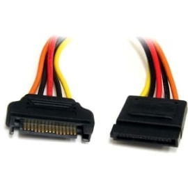 StarTech.com Power Extension Cord - 30.48 Cm - For Sata Drive - Sata / Sata - 1 Each SATAPOWEXT12