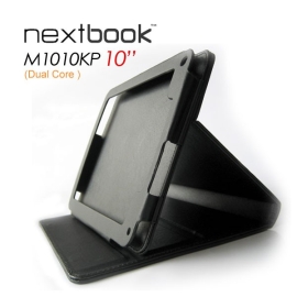 Stand Case For Nextbook Tablets M1010KP (Dual Core) - Black NBBNEXM1010KPST