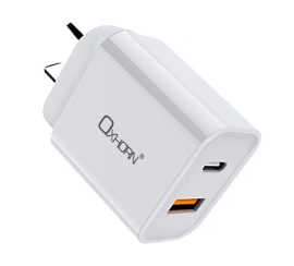 Oxhorn USB Type-C And Type-A 3.0 Quick Charge 20W Charger Ac Adapter 240V 50/60Hz 1A Certified NB-PD20