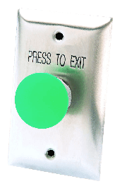 DAS S2664 EXIT BUTTON MUSHROOM 1YR