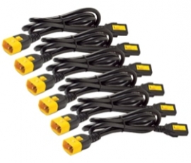 Apc Power Cord Kit (6 Ea), Locking, C13 To C14, 1.2m Ap8704s-ww 159491