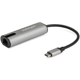 StarTech.com Gigabit Ethernet Adapter For Notebook - 2.5GBase-T, 10Base-T, 1000Base-T, 100Base-TX - Portable - 2.5GbE Nbase-T USB C To Ethernet Adapter/NIC - Securely Connects To Networks Over Cat 5e/RJ45/LAN Cable - 3 Speed 2.5G/1G/100 Mbps - Auto-Negot