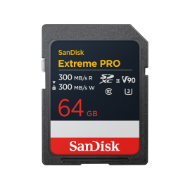 SanDisk Sdsdxdm-064G Extreme Pro Sd Uhs-Ii V90 Card FFCSAN64GSDXDM300