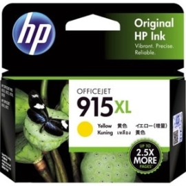 HP 915XL High Yield Yellow Original Ink Cartridge 3YM21AA