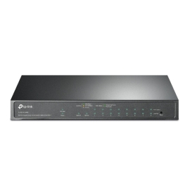 Tp-Link 10-Port Easy Smart Gigabit Switch, POE+(8), Sfp (1) 123W, Metal Case, 5YR TL-SG1210MPE