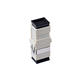 Sc OM1 Multimode Through Coupler Flangeless Simplex| Beige 015.002.0079