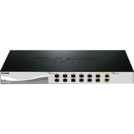 D-Link SmartSwitch Dxs-1210 Dxs-1210-12Sc 12 Ports Manageable Ethernet Switch - 10 Gigabit Ethernet - 10GBase-X, 10GBase-T - 3 Layer Supported - Twisted Pair, Optical Fiber - Rack-mountable, Desktop DXS-1210-12SC