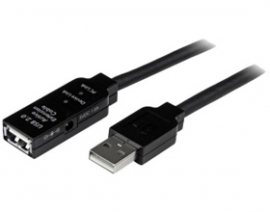 Startech 5m Usb 2.0 Active Extension Cable M/ F - 5 Meter Usb A Male To Usb A Female Usb 2.0 Repeater/