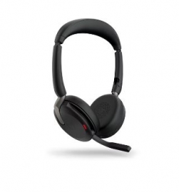 JABRA WIRELESS EVOLVE2 65 FLEX UC STEREO BT HEADSET W/CHARGING STAND + LINK380A, USB-A 26699-989-989