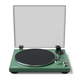 Kanto OBI3 Turntable With Bluetooth 5.3, Preamp, And Pitch Control - Matte Green KO-OBI3VMN-I