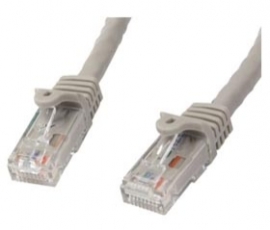 Startech 2m Gray Gigabit Snagless Rj45 Utp Cat6 Patch Cable - 2 M Patch Cord - Ethernet Patch Cable