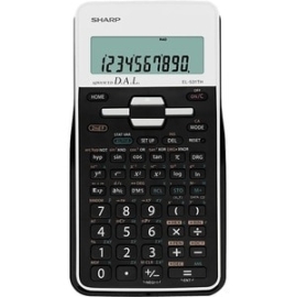 Sharp EL531TH Scientific Calculator - 273 Functions - LCD Display - 2 Line(s) - 12 Digits - LCD - Battery Powered - 1 X Aaa - 161 Mm Height X 80 Mm Width X 15 Mm Depth - White, Black - Plastic EL531THBWH
