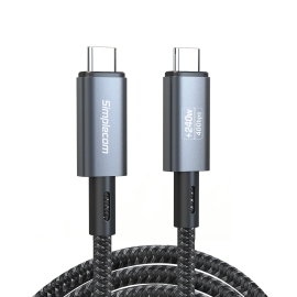 Simplecom CA612 Usb-c To Usb-c Cable USB4 40Gbps 5A 240W PD3.1 8K@60Hz 1.2M CA612