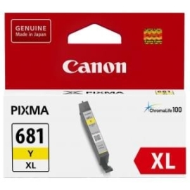 Canon Original High Yield Inkjet Ink Cartridge - Yellow Pack CLI681XLY