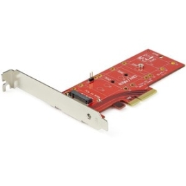 StarTech.com M.2 Adapter - X4 PCIe 3.0 NVMe - Low Profile And Full Profile - SSD Pcie M.2 Adapter - M2 SSD - PCI Express SSD - Connect A PCIe M.2 SSD (NVMe Or Ahci) To Your Computer Through PCI Express 3.0 For Ultra-fast Data Access - X4 PCI Express To M